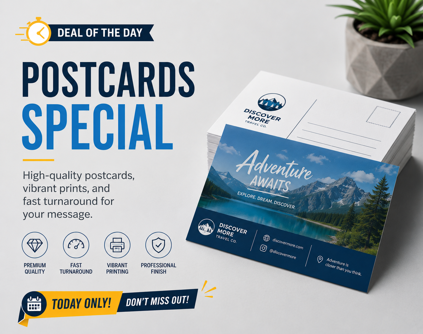 14PT Postcards