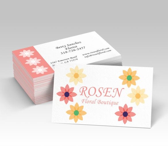Standard Business Cards printed on premium stocks and finishes