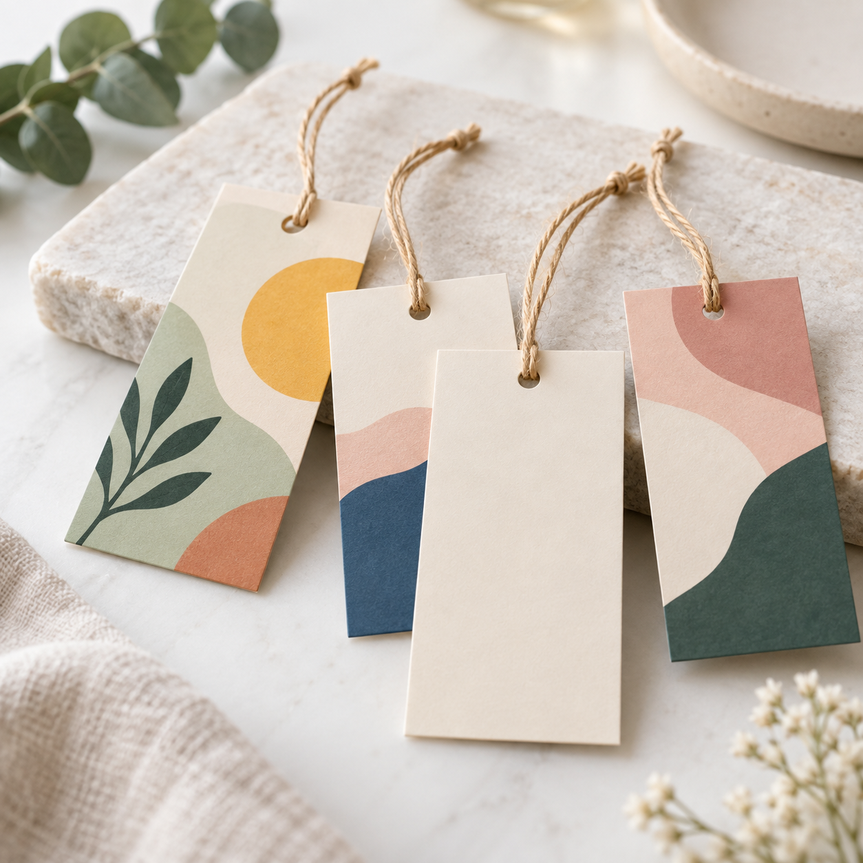 Custom hang tags and packaging from Print With Design