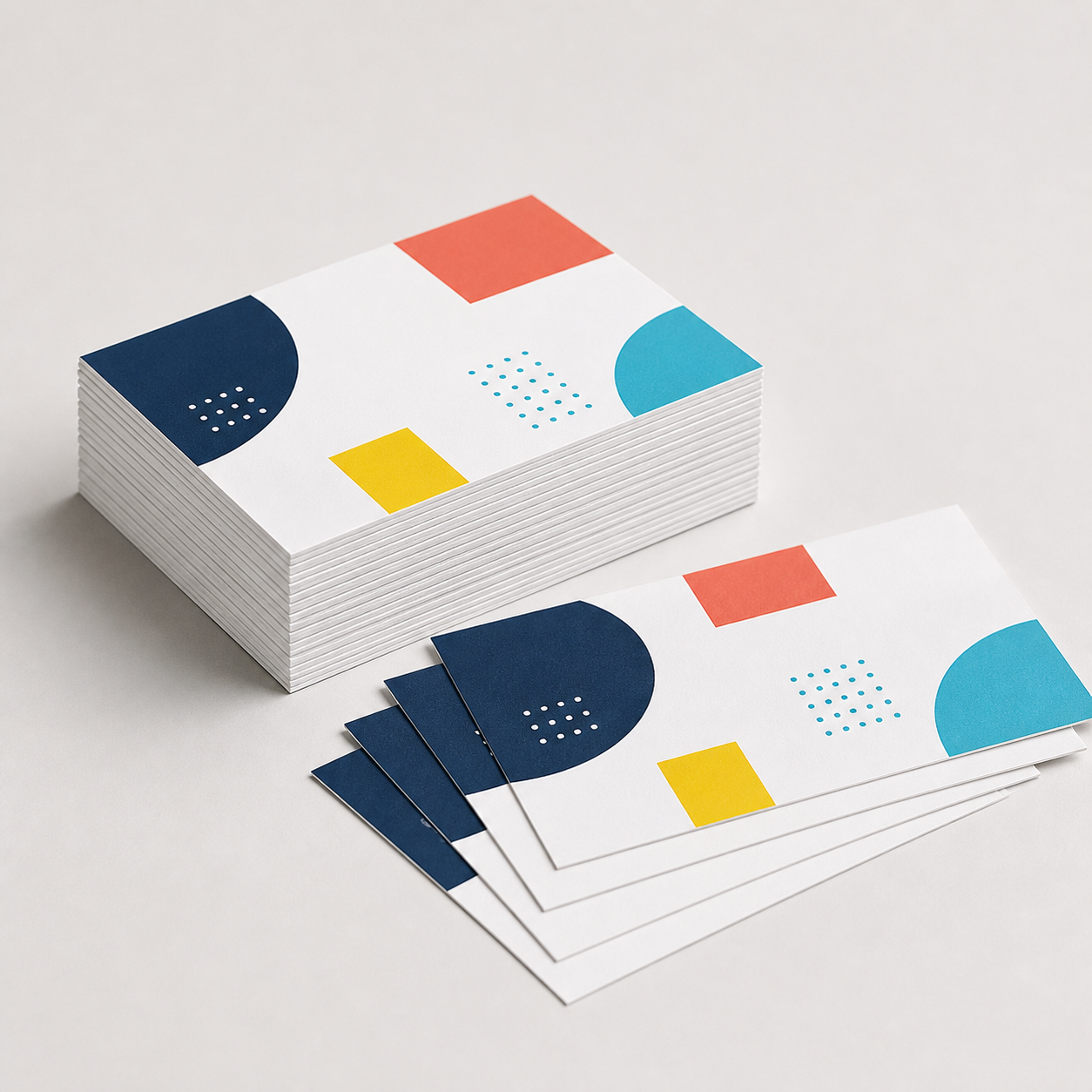 Standard Business Cards printed stack